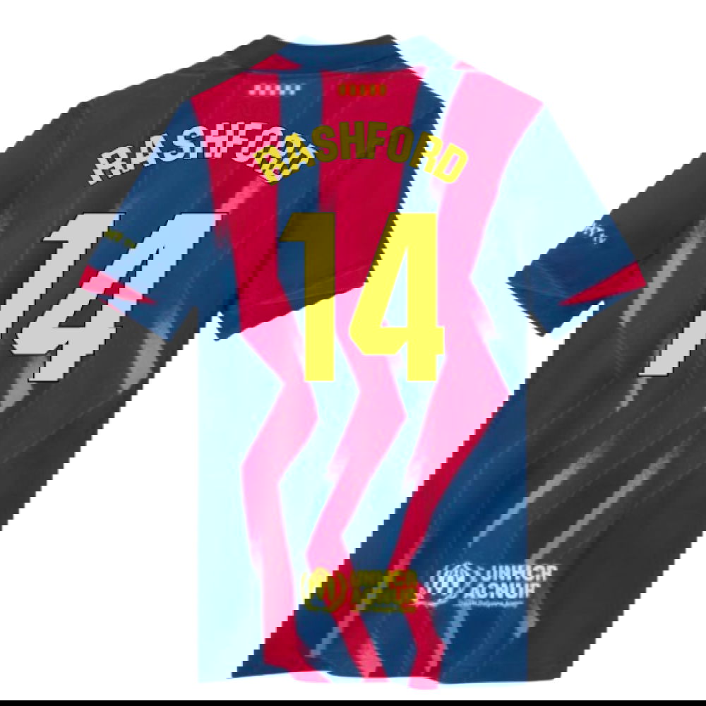 2025-2026 Barcelona Fourth Shirt (Kids) (Rashford 14)