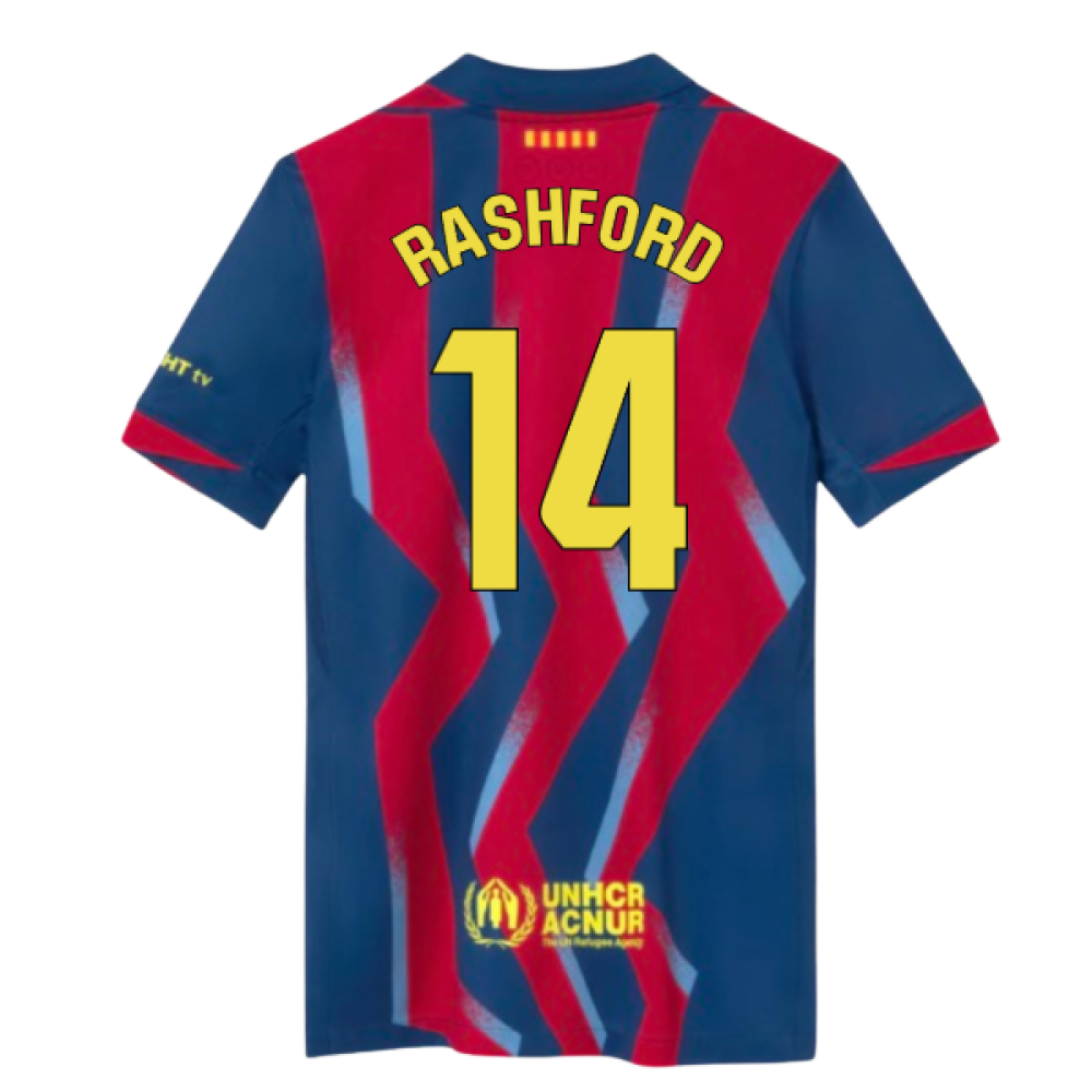 2025-2026 Barcelona Fourth Shirt (Kids) (Rashford 14)