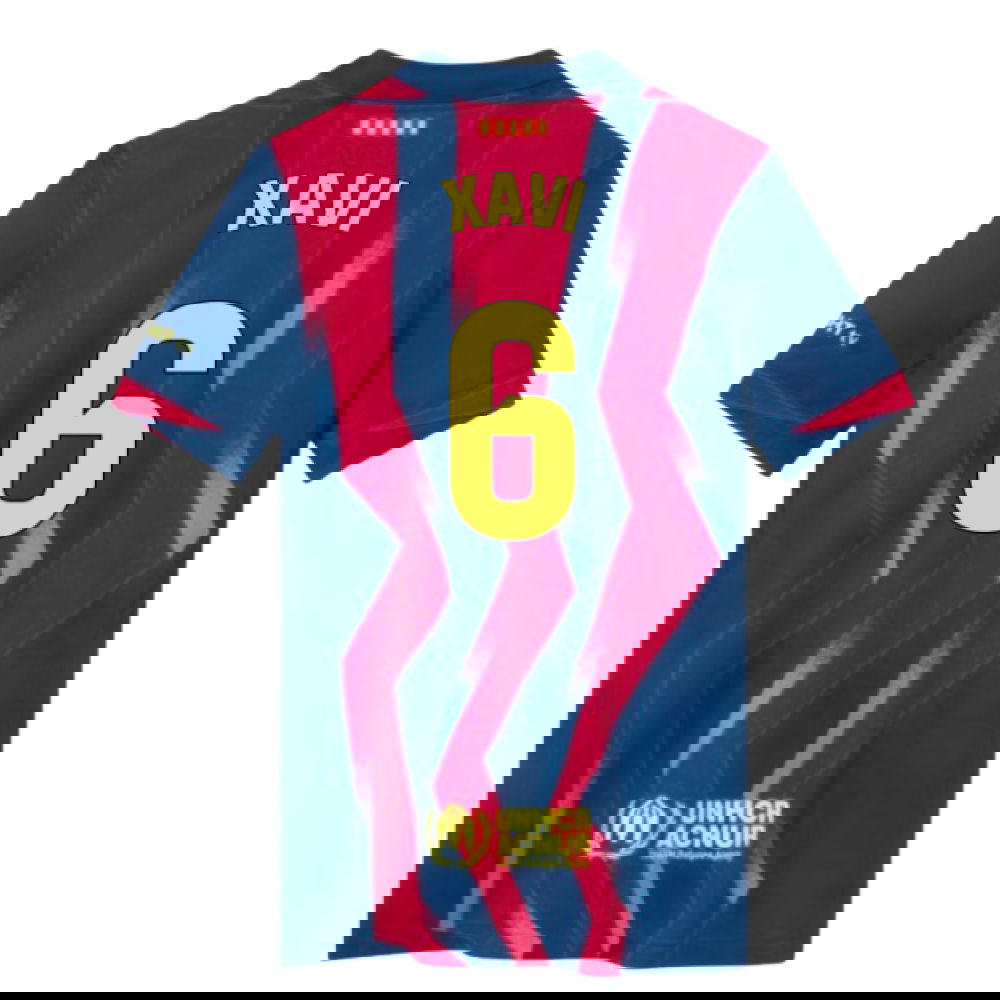 2025-2026 Barcelona Fourth Shirt (Kids) (Xavi 6)