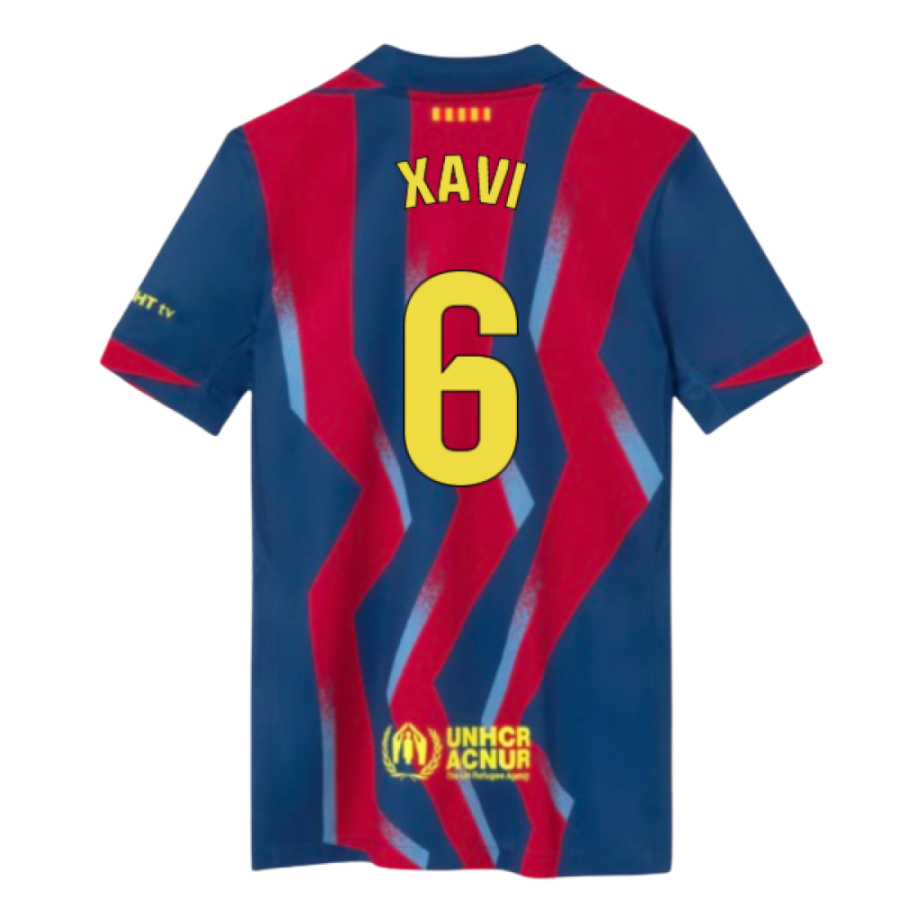 2025-2026 Barcelona Fourth Shirt (Kids) (Xavi 6)