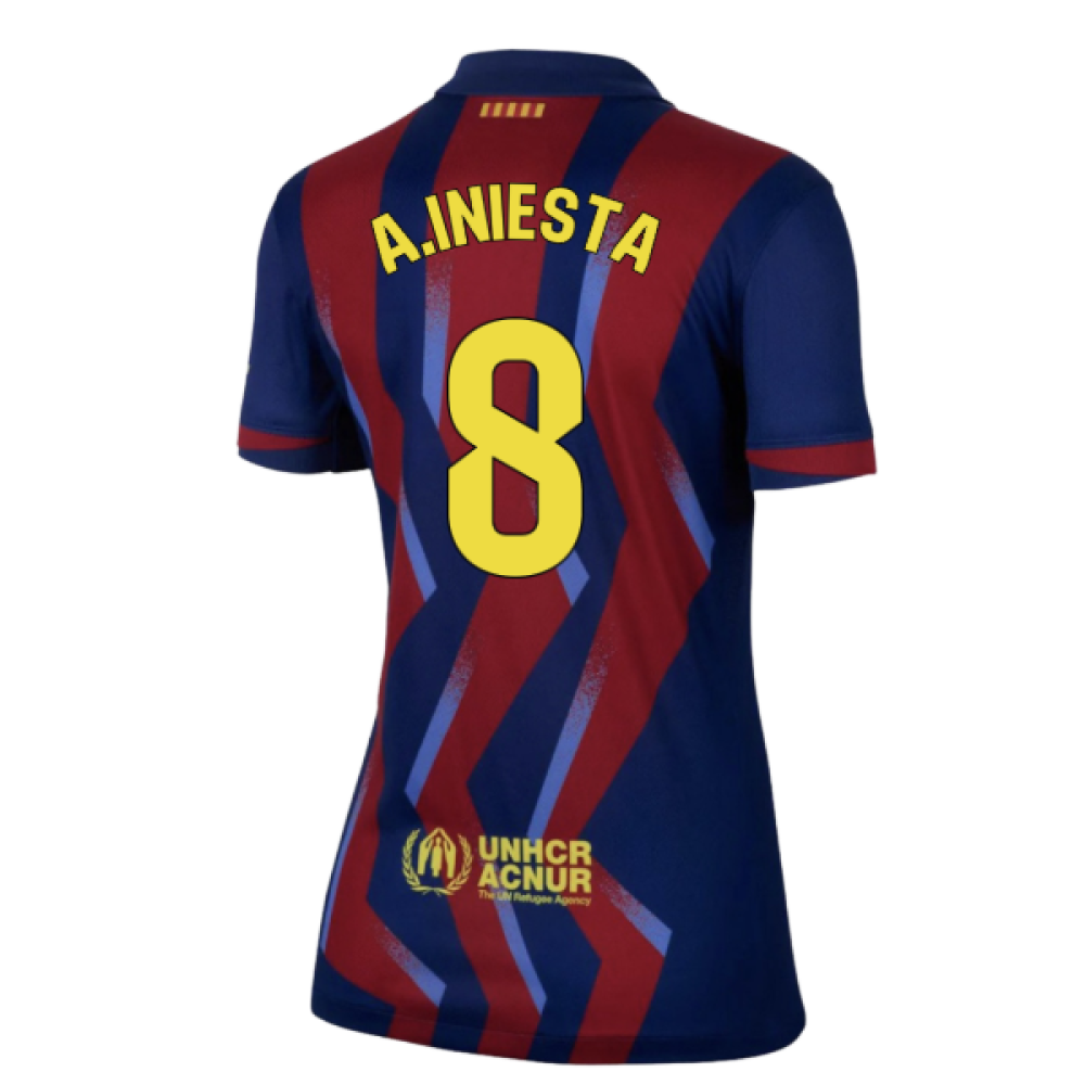 2025-2026 Barcelona Fourth Shirt - Womens (A.Iniesta 8)