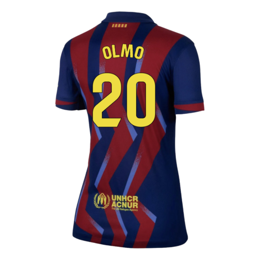 2025-2026 Barcelona Fourth Shirt - Womens (Olmo 20)