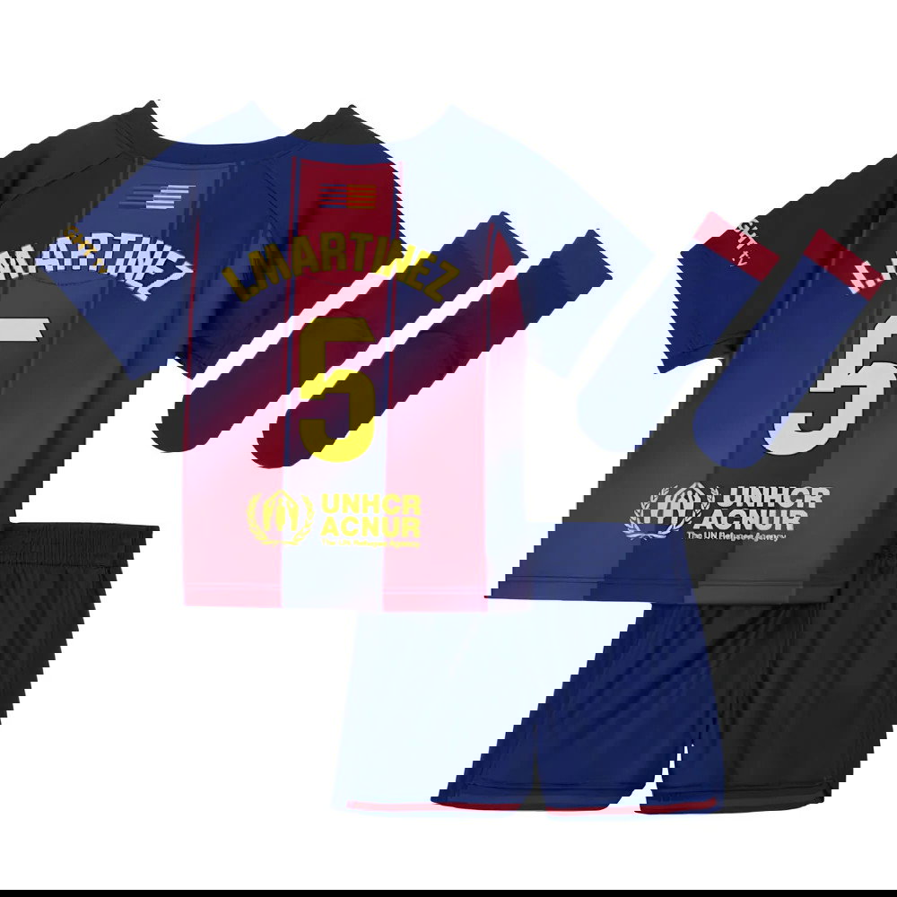 2025-2026 Barcelona Home Baby Kit (I.Martinez 5)