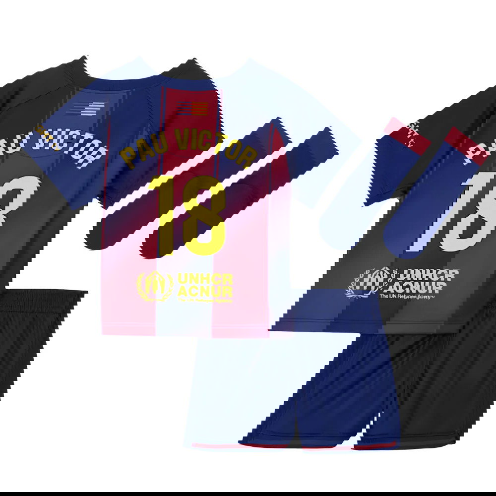 2025-2026 Barcelona Home Baby Kit (Pau Victor 18)