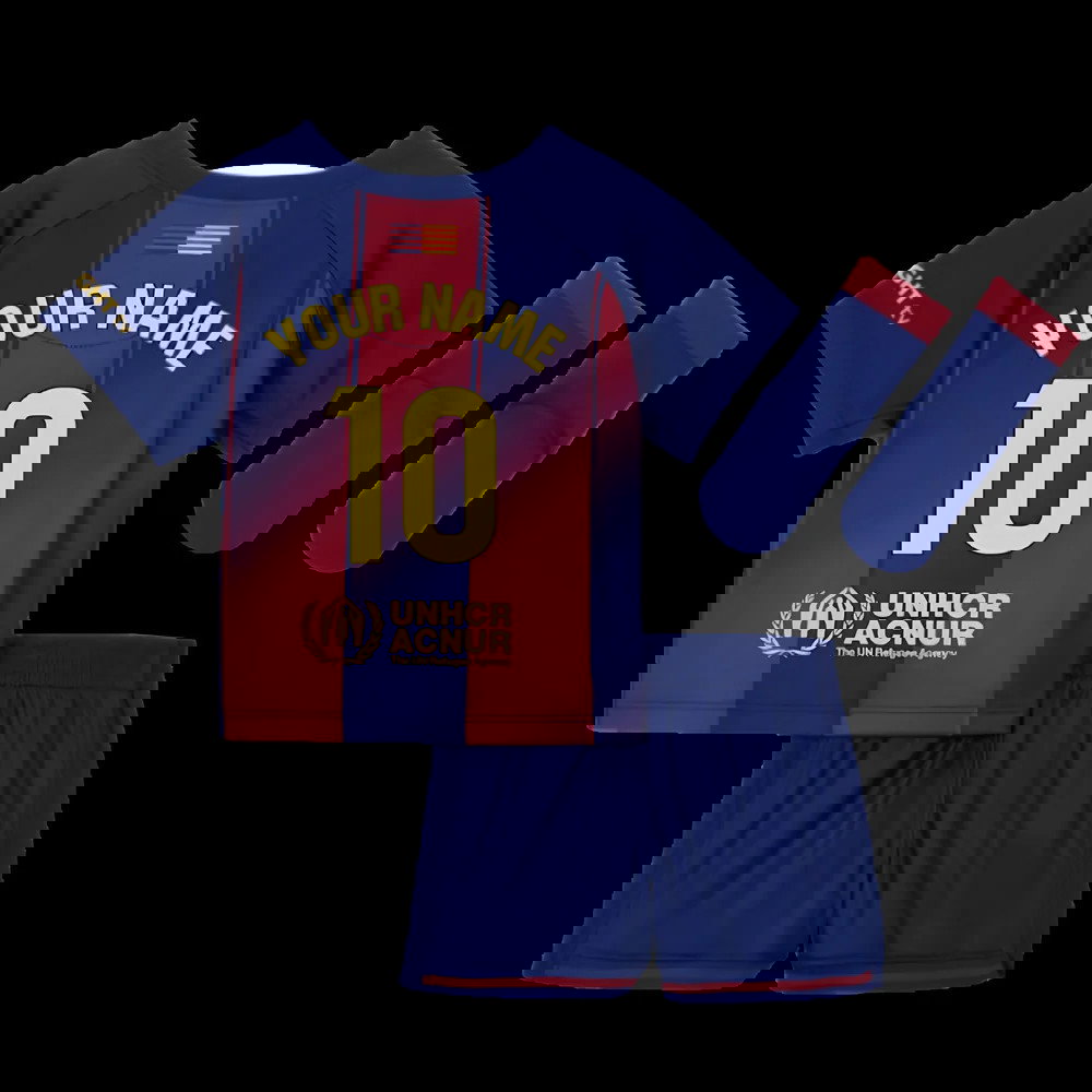 2025-2026 Barcelona Home Baby Kit (Your Name)