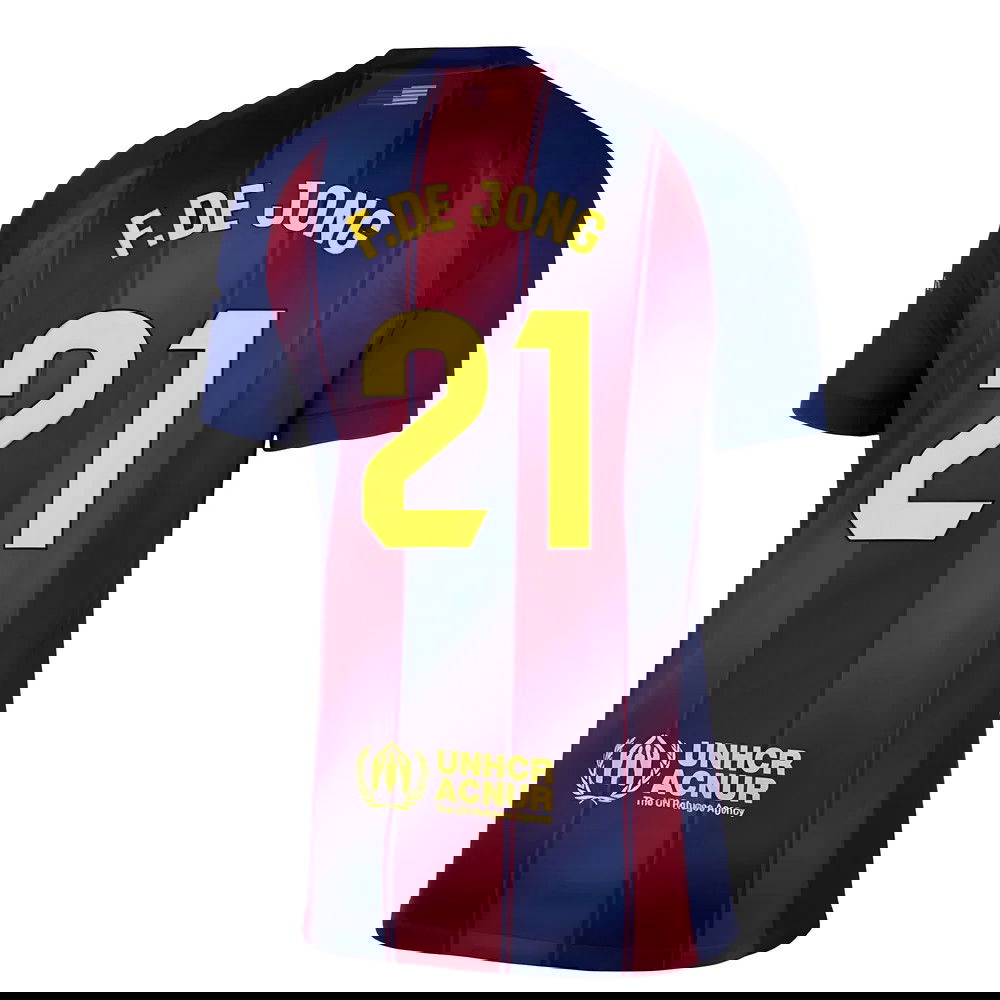 2025-2026 Barcelona Home Shirt (F.De Jong 21)