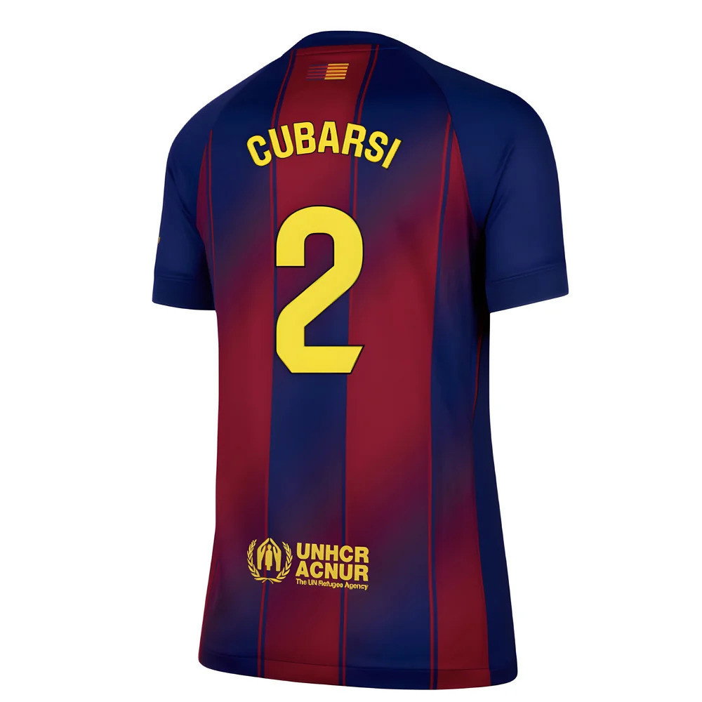 2025-2026 Barcelona Home Shirt (Womens) (Cubarsi 2)