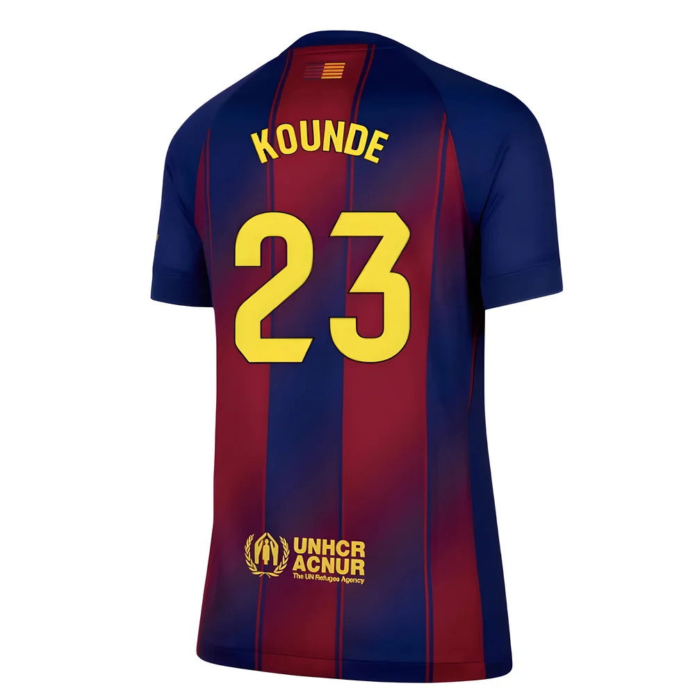 2025-2026 Barcelona Home Shirt (Womens) (Kounde 23)