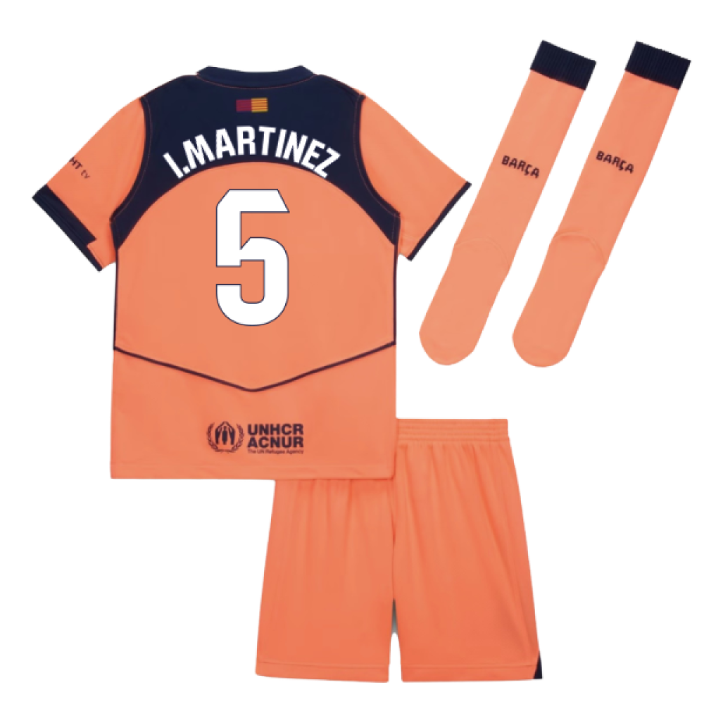 2025-2026 Barcelona Third Mini Kit (I.Martinez 5)
