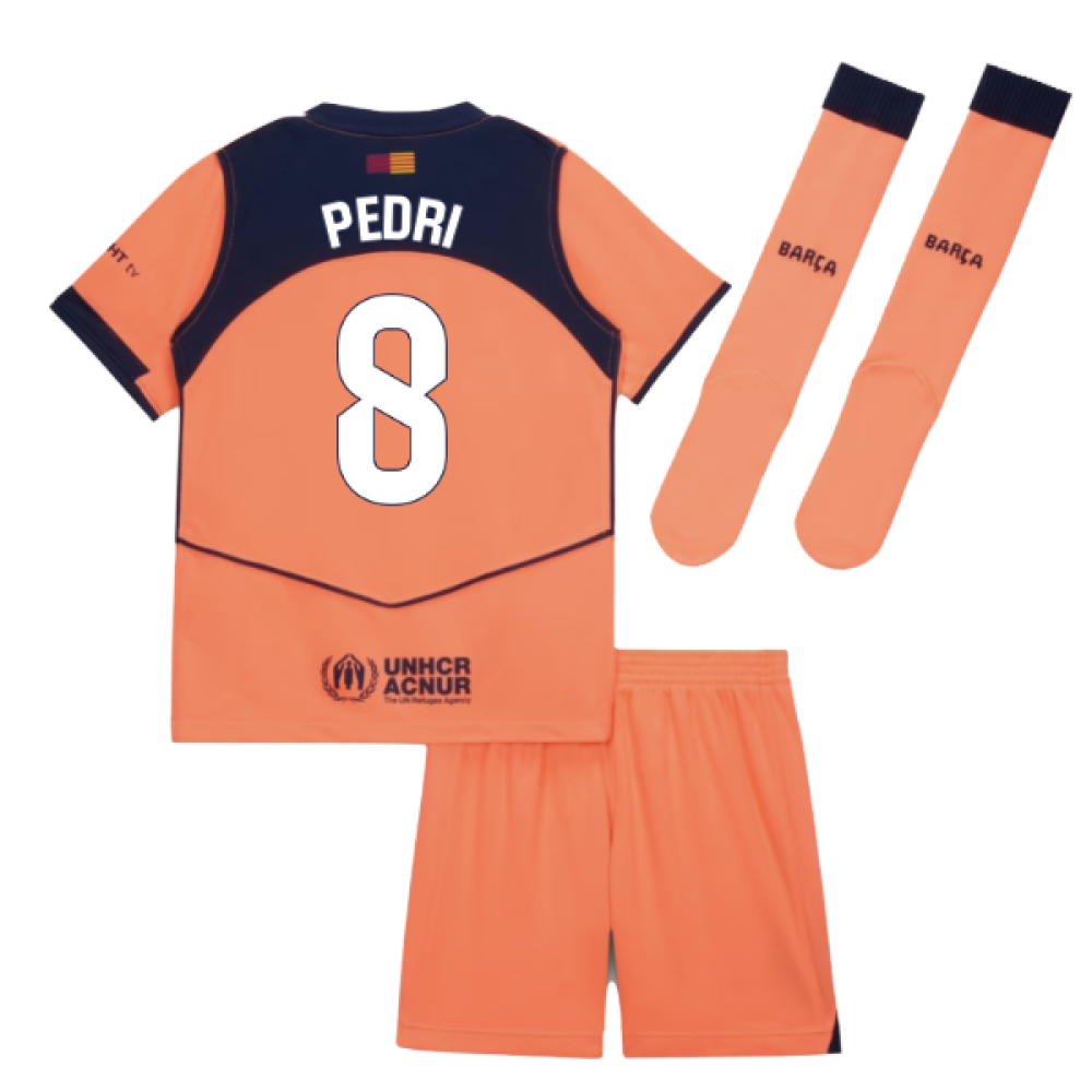 2025-2026 Barcelona Third Mini Kit (Pedri 8)