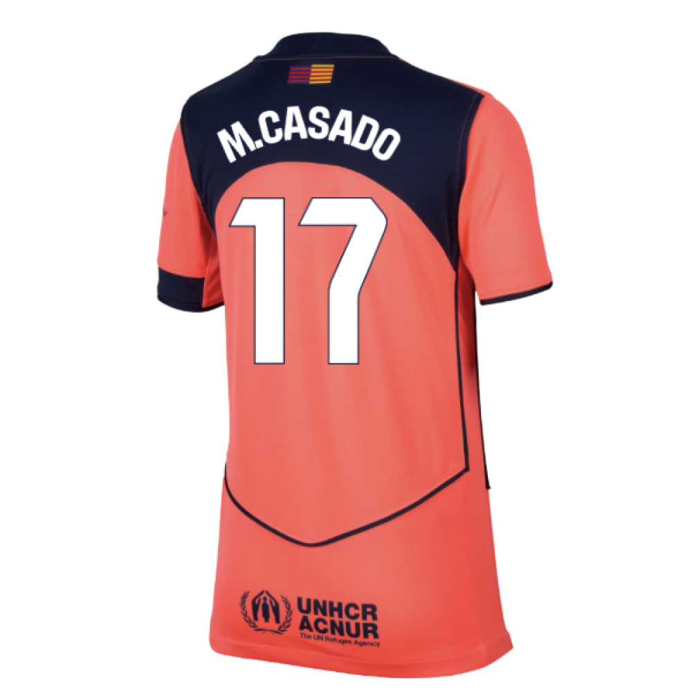 2025-2026 Barcelona Third Shirt (Kids) (M.Casado 17)