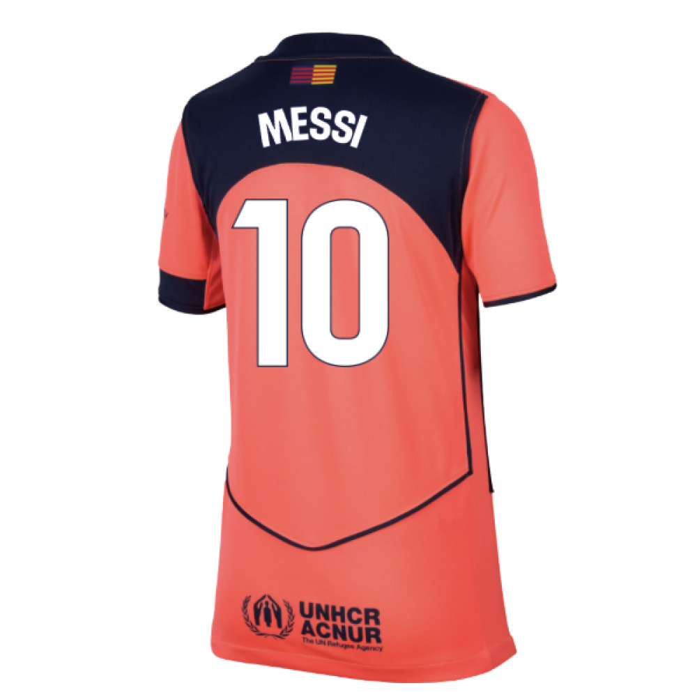 2025-2026 Barcelona Third Shirt (Kids) (Messi 10)