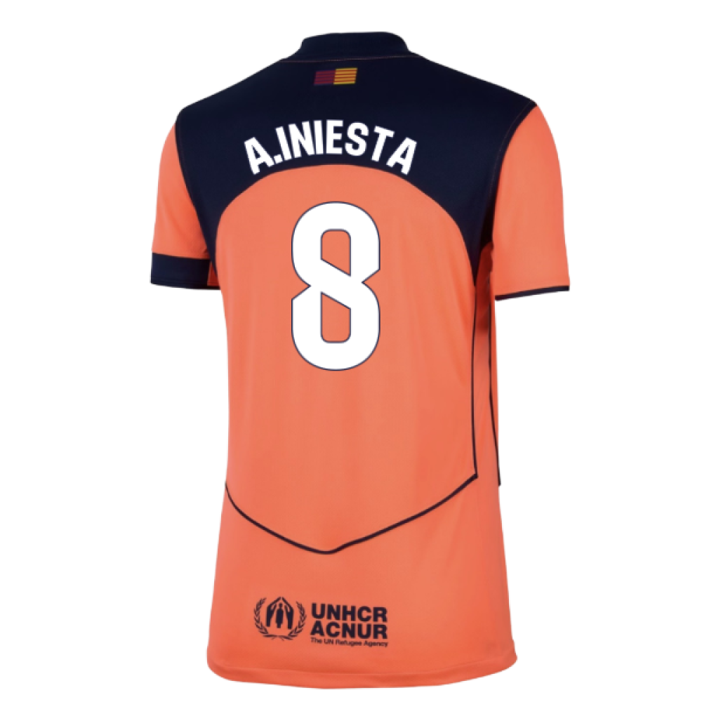 2025-2026 Barcelona Third Shirt (Womens) (A.Iniesta 8)