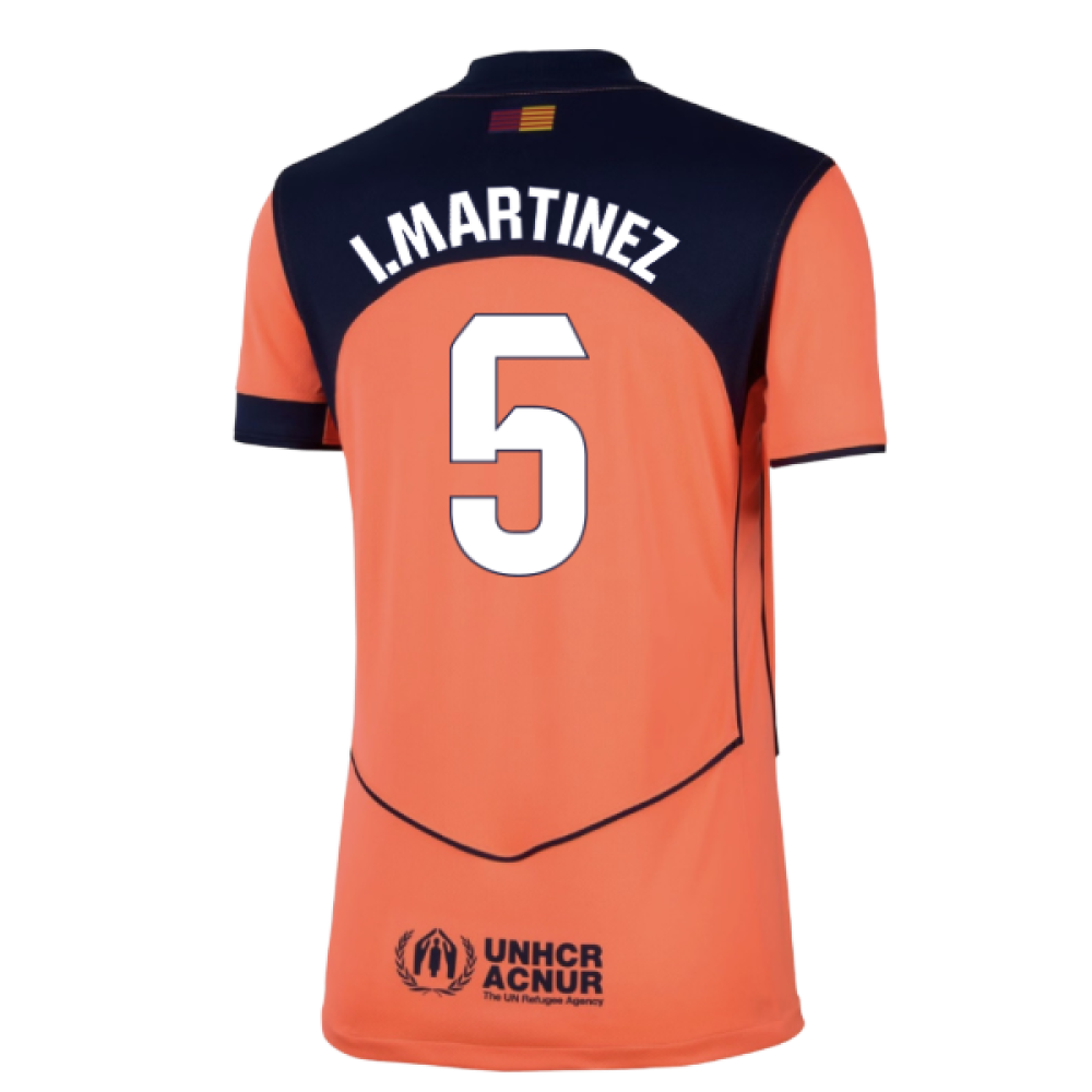 2025-2026 Barcelona Third Shirt (Womens) (I.Martinez 5)