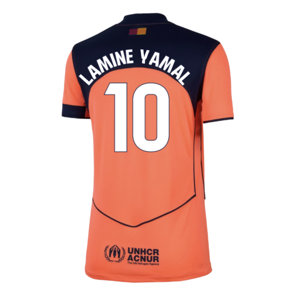2025-2026 Barcelona Third Shirt (Womens) (Lamine Yamal 10)