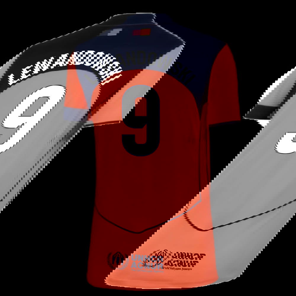 2025-2026 Barcelona Third Shirt (Womens) (Lewandowski 9)