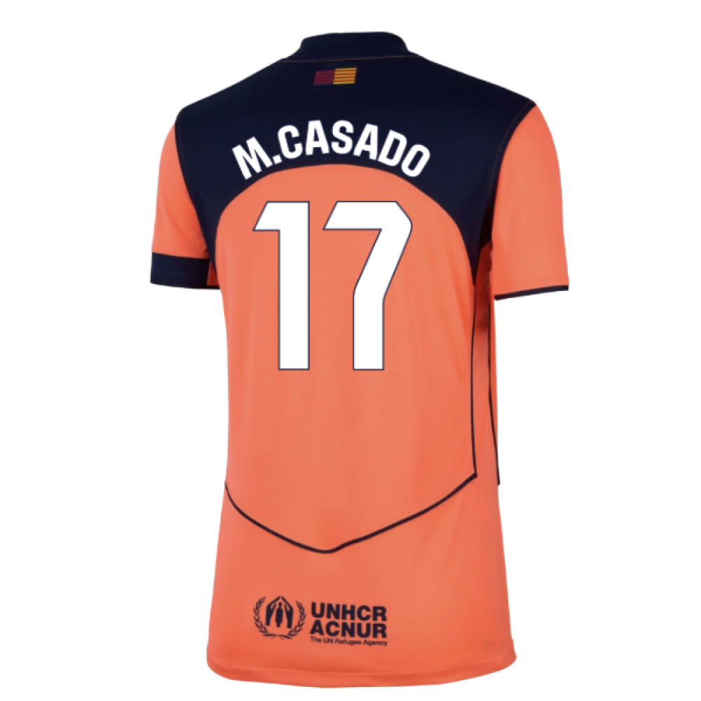 2025-2026 Barcelona Third Shirt (Womens) (M.Casado 17)