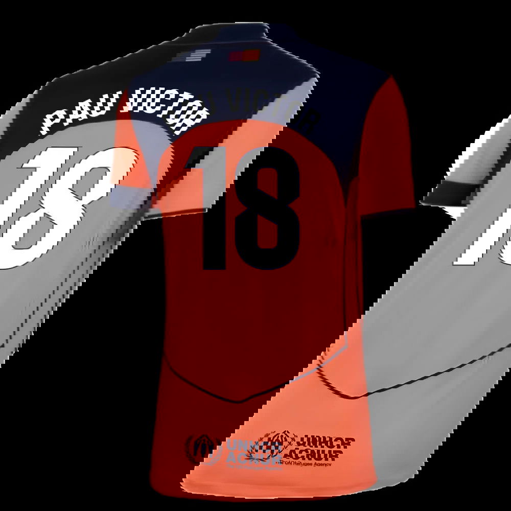 2025-2026 Barcelona Third Shirt (Womens) (Pau Victor 18)