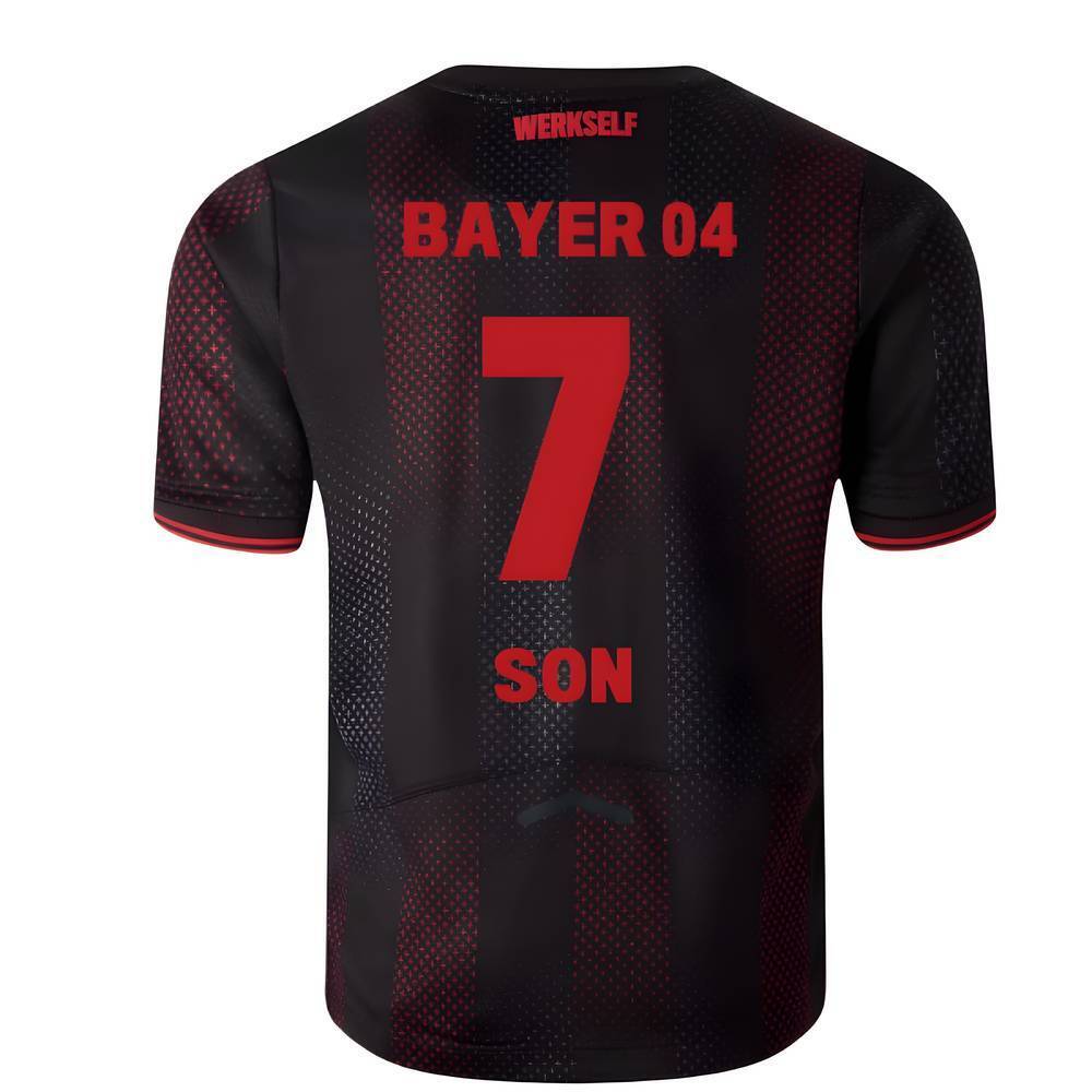 2025-2026 Bayer Leverkusen Home Shirt (Kids) (Son 7)