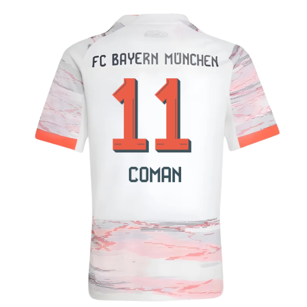 2025-2026 Bayern Munich Away Shirt (Kids) (Coman 11)
