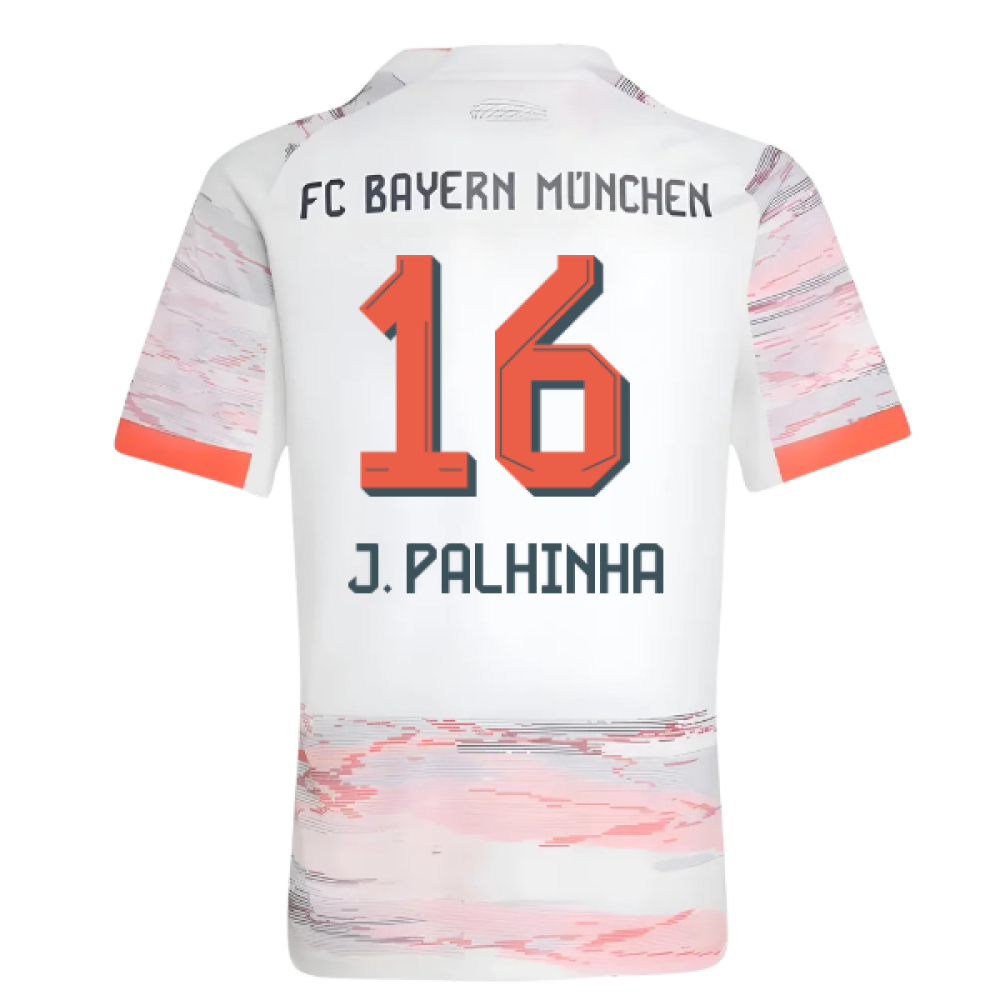 2025-2026 Bayern Munich Away Shirt (Kids) (J. Palhinha 16)