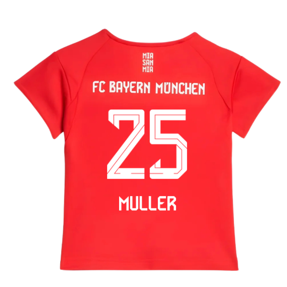 2025-2026 Bayern Munich Home Baby Kit (Muller 25)