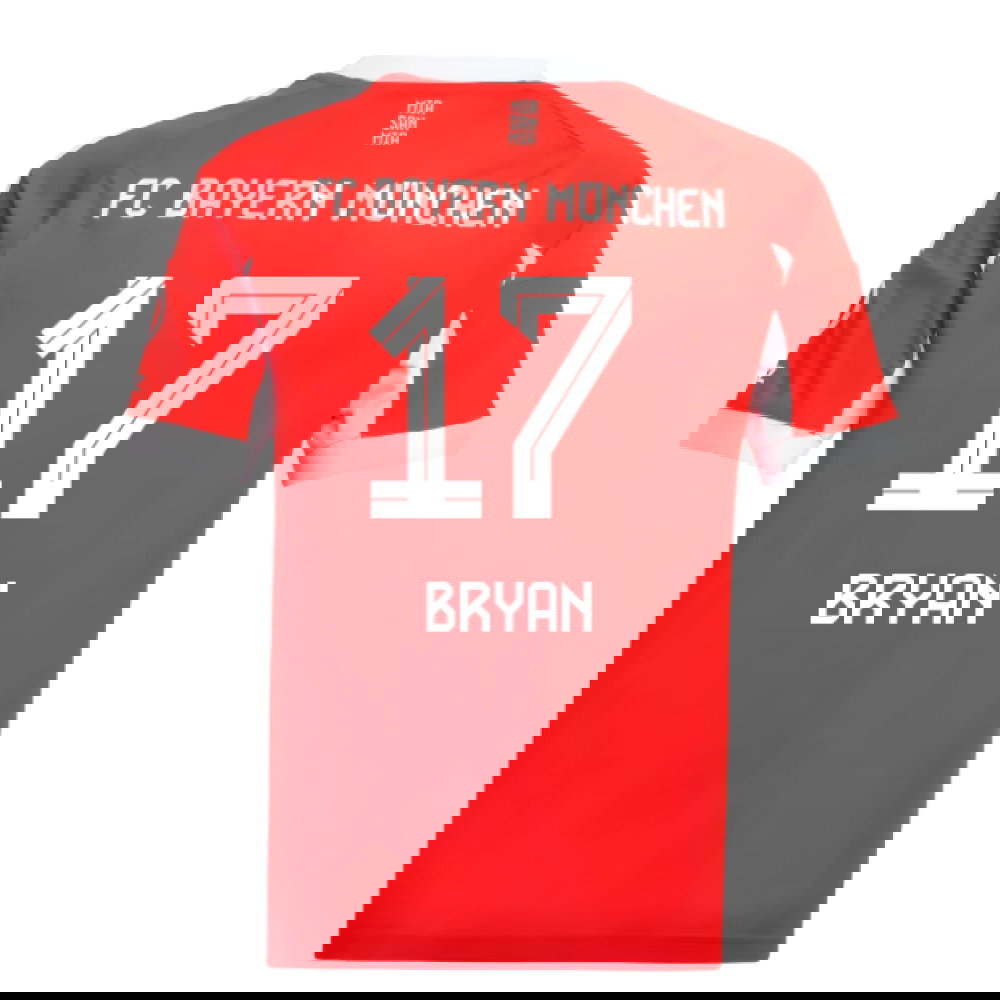 2025-2026 Bayern Munich Home Shirt (Kids) (Bryan 17)