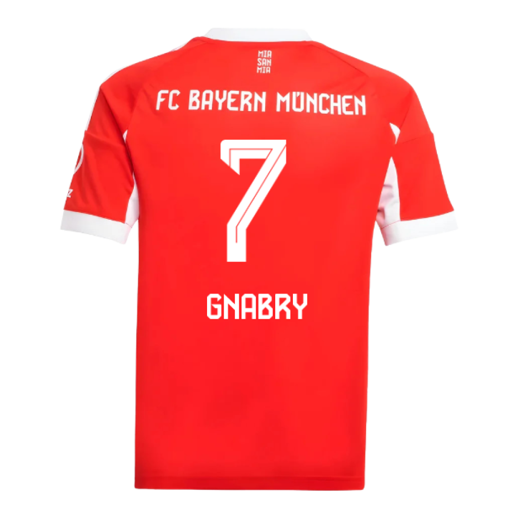 2025-2026 Bayern Munich Home Shirt (Kids) (Gnabry 7)