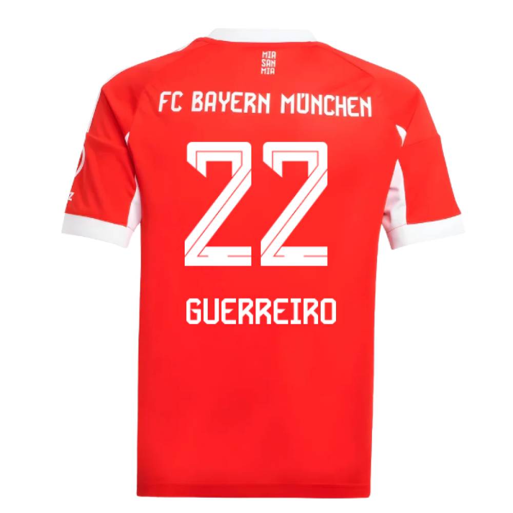 2025-2026 Bayern Munich Home Shirt (Kids) (Guerreiro 22)