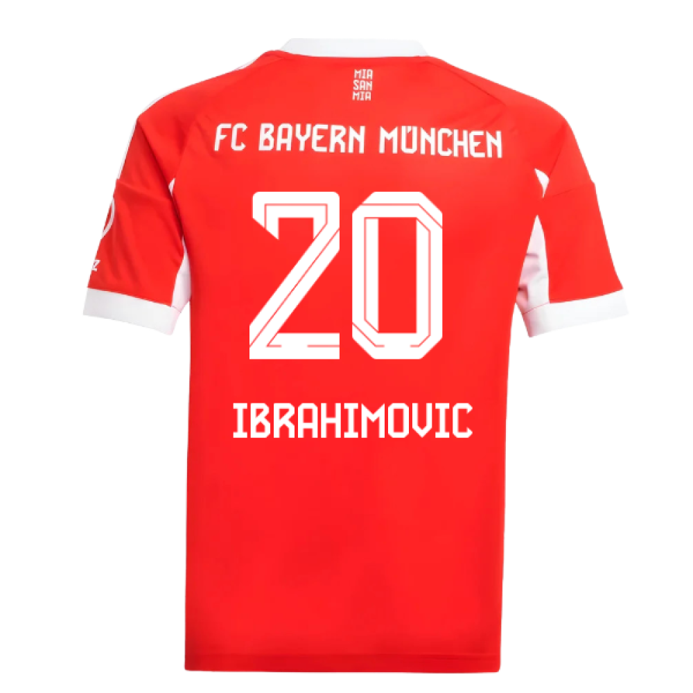 2025-2026 Bayern Munich Home Shirt (Kids) (Ibrahimovic 20)