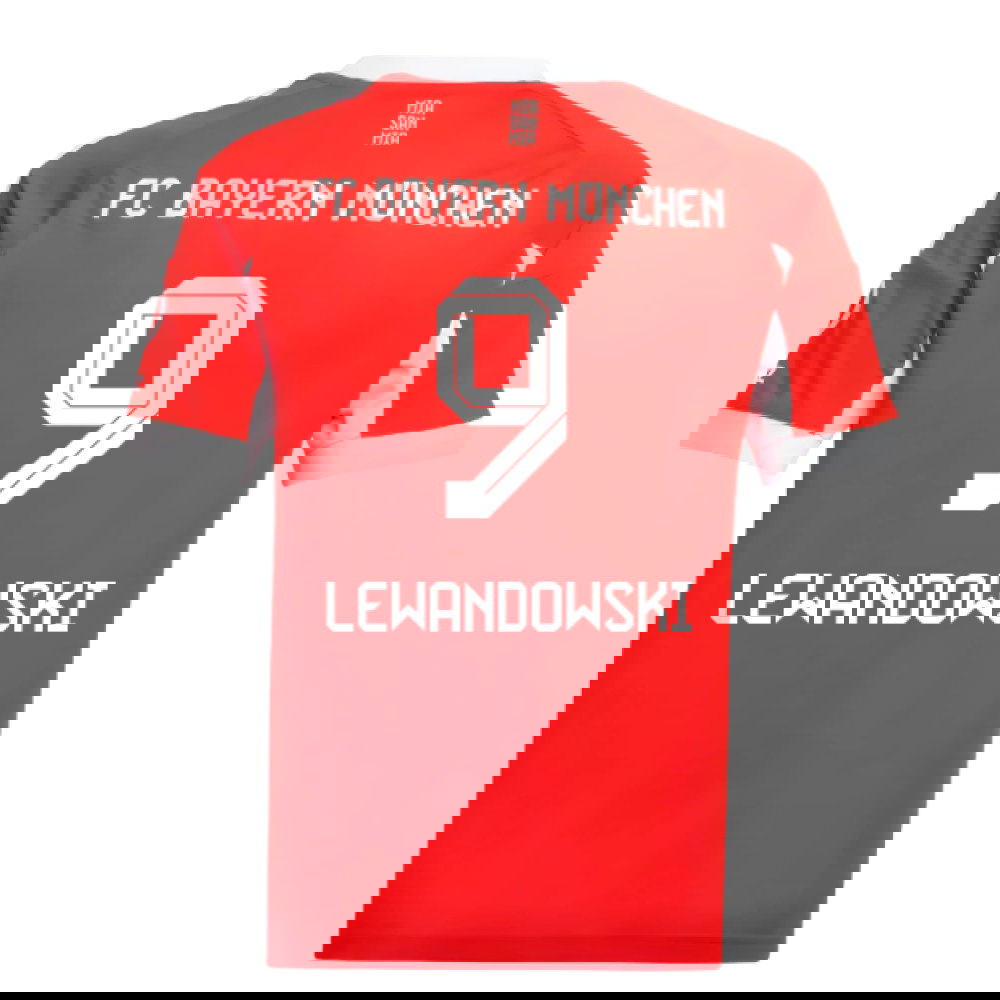 2025-2026 Bayern Munich Home Shirt (Kids) (Lewandowski 9)