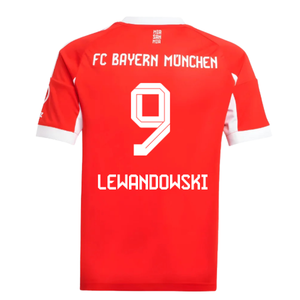 2025-2026 Bayern Munich Home Shirt (Kids) (Lewandowski 9)