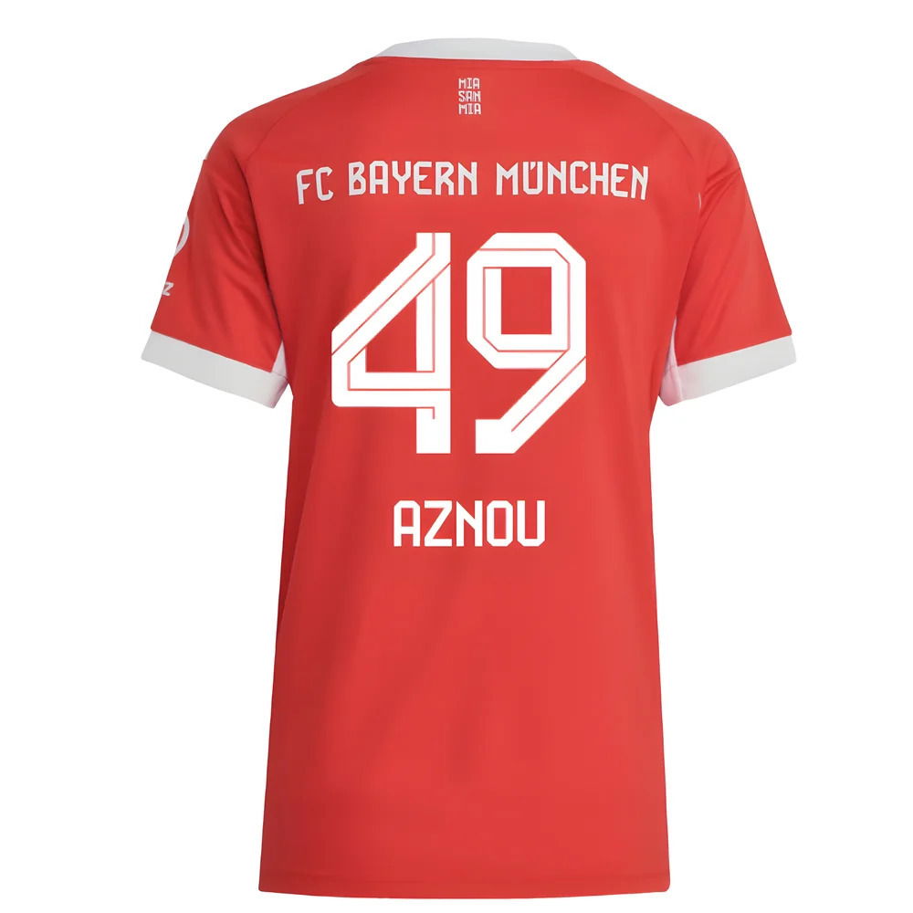 2025-2026 Bayern Munich Home Shirt (Womens) (Aznou 49)