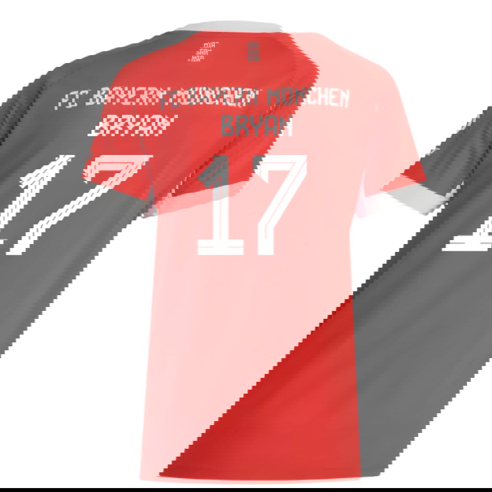 2025-2026 Bayern Munich Home Shirt (Womens) (Bryan 17)