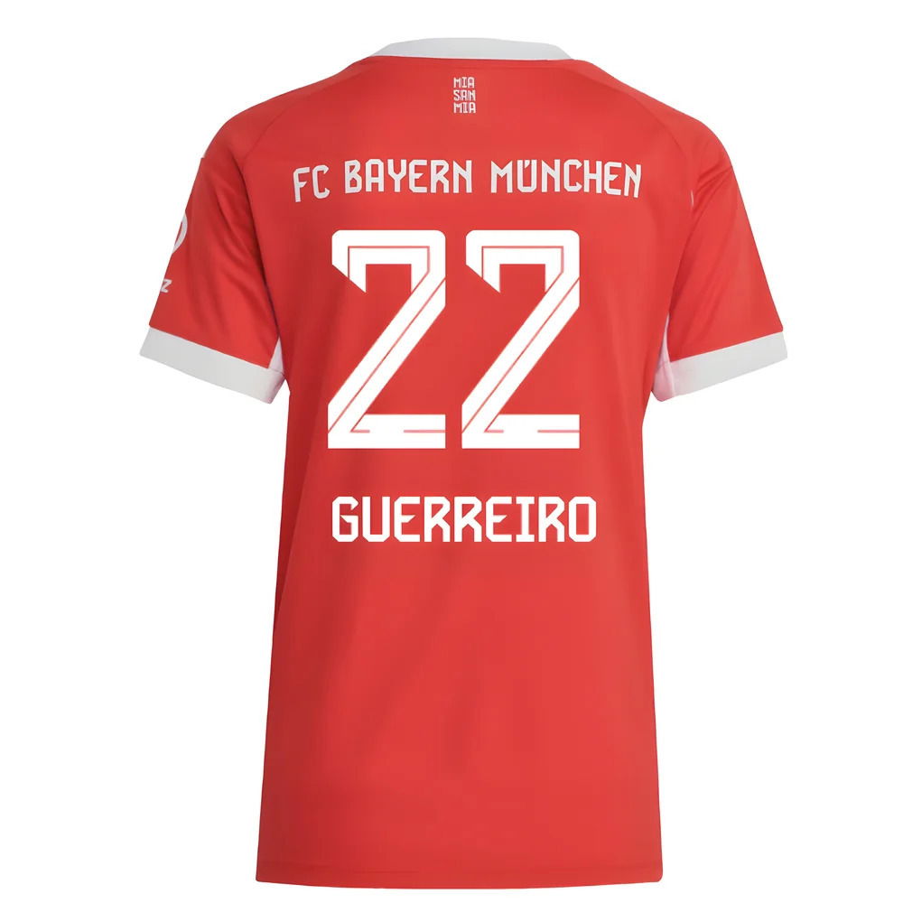 2025-2026 Bayern Munich Home Shirt (Womens) (Guerreiro 22)