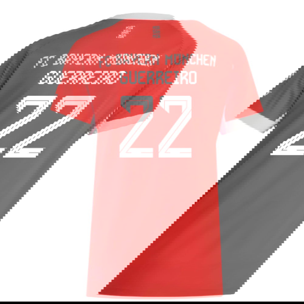 2025-2026 Bayern Munich Home Shirt (Womens) (Guerreiro 22)