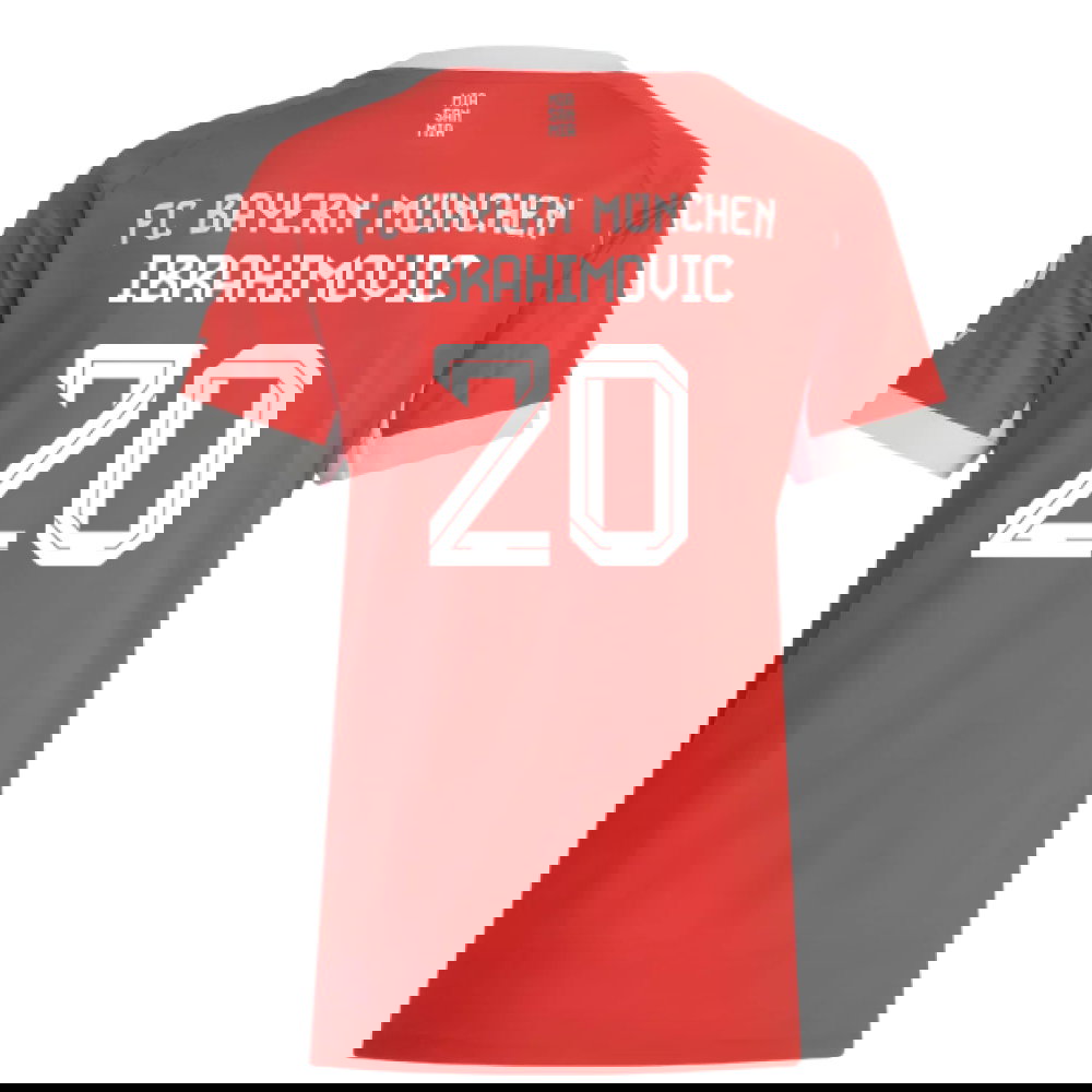 2025-2026 Bayern Munich Home Shirt (Womens) (Ibrahimovic 20)