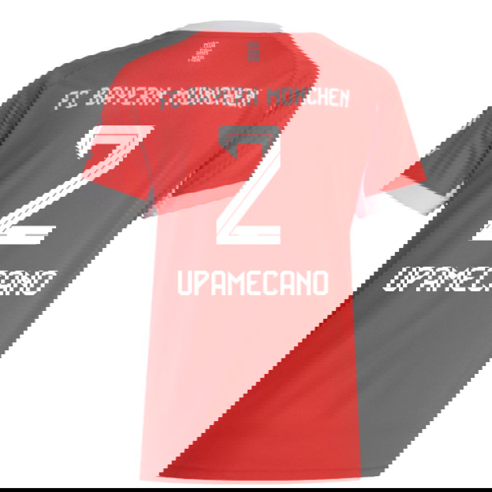 2025-2026 Bayern Munich Home Shirt (Womens) (Upamecano 2)