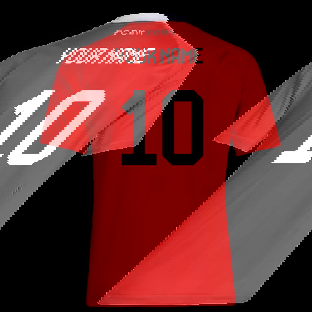 2025-2026 Bayern Munich Third Goalkeeper Shirt (Pure Ruby) - Kids (Your Name)