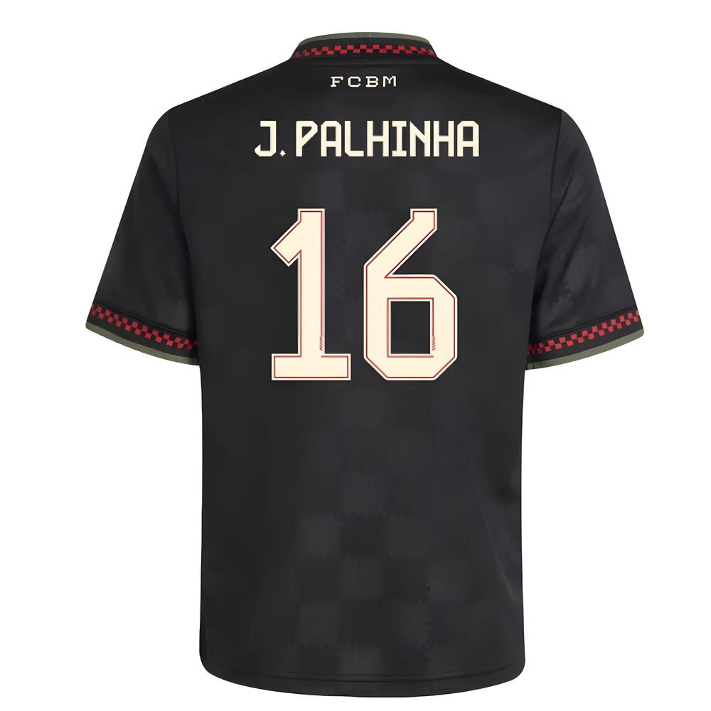 2025-2026 Bayern Munich Third Shirt (Kids) (J. Palhinha 16)