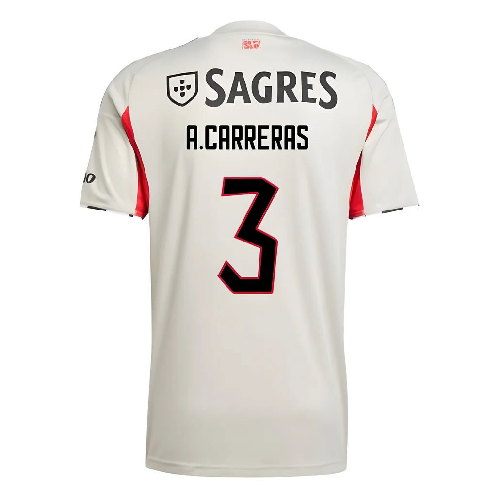 2025-2026 Benfica Away Shirt (A.Carreras 3)