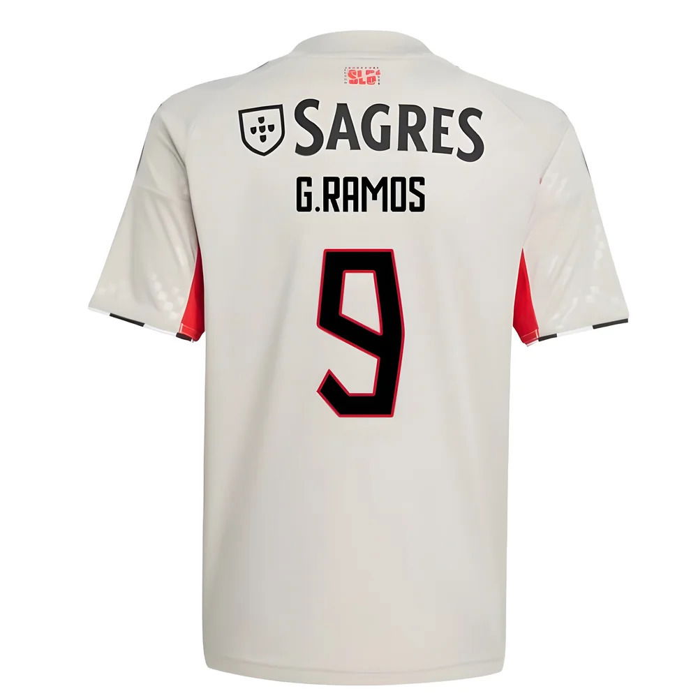 2025-2026 Benfica Away Shirt (Kids) (G.Ramos 9)