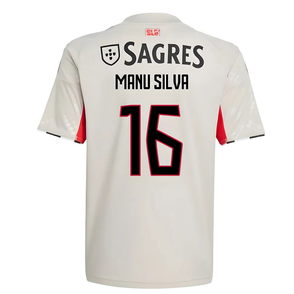 2025-2026 Benfica Away Shirt (Kids) (Manu Silva 16)
