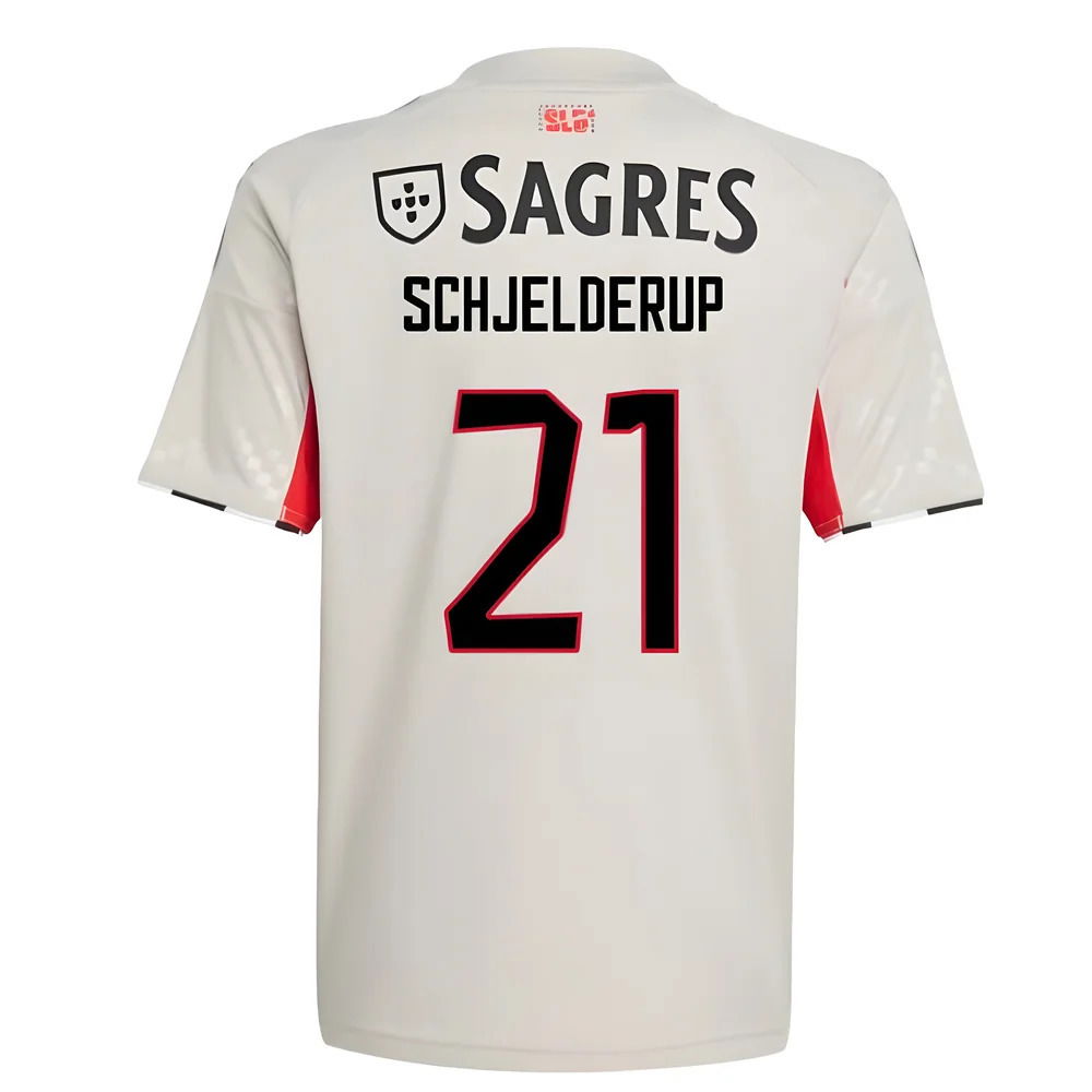 2025-2026 Benfica Away Shirt (Kids) (Schjelderup 21)