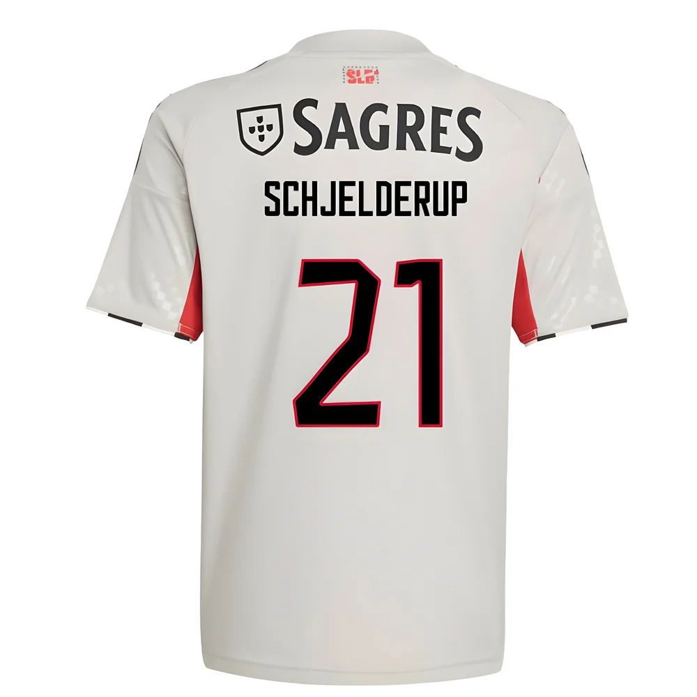 2025-2026 Benfica Away Youth Kit (Schjelderup 21)