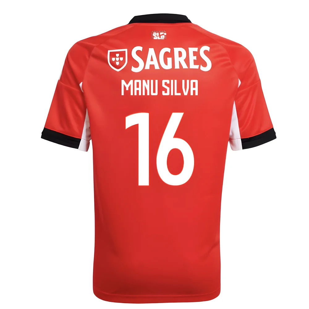 2025-2026 Benfica Home Shirt (Kids) (Manu Silva 16)