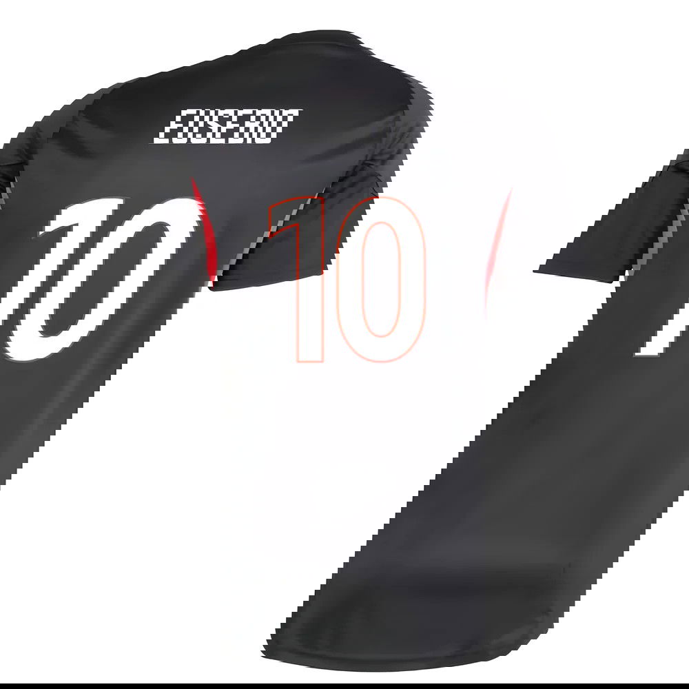 2025-2026 Benfica Training Jersey (Black) (Eusebio 10)