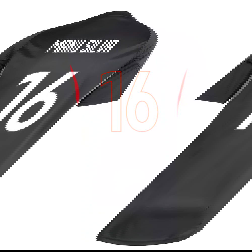 2025-2026 Benfica Training Jersey (Black) (Manu Silva 16)