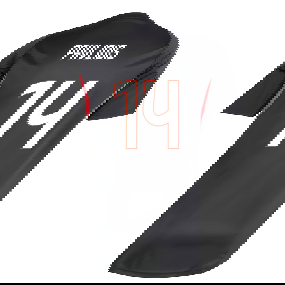 2025-2026 Benfica Training Jersey (Black) (Pavlidis 14)