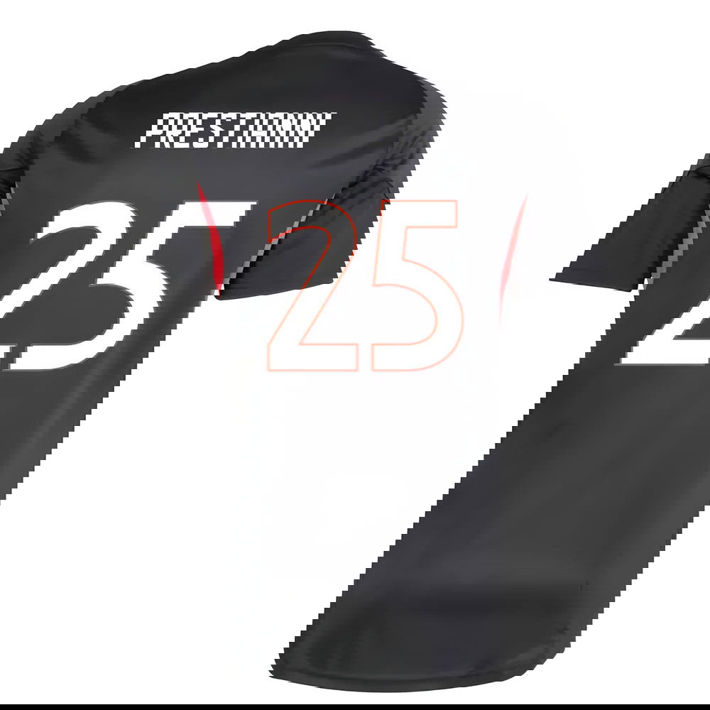 2025-2026 Benfica Training Jersey (Black) (Prestianni 25)